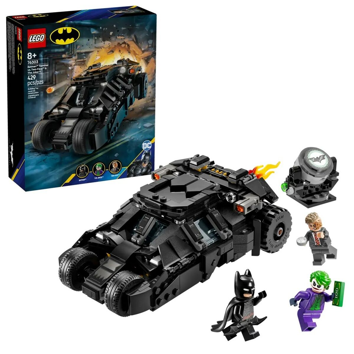 LEGO DC 76303 – Batmobile Tumbler, Two-Face & Joker