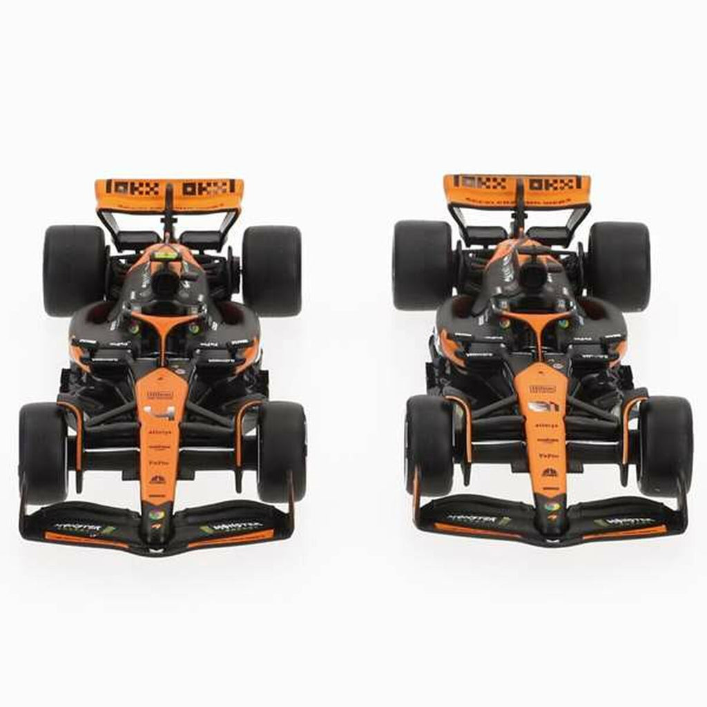 Bburago F1 – McLaren MCL38 2024, lot de 2, 1:43