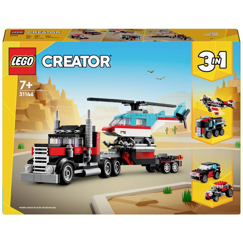 31146 LEGO CREATOR Flatbed truck with helicopter 31146 - LEGO Creator