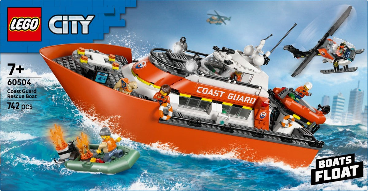 LEGO City 60504 – Canot de sauvetage avec hélicoptère