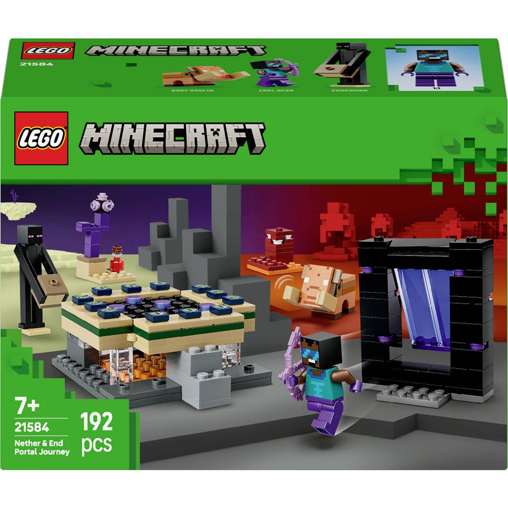 21584 LEGO MINECRAFT Journey through Nether and End Portal (21584); toys 21584