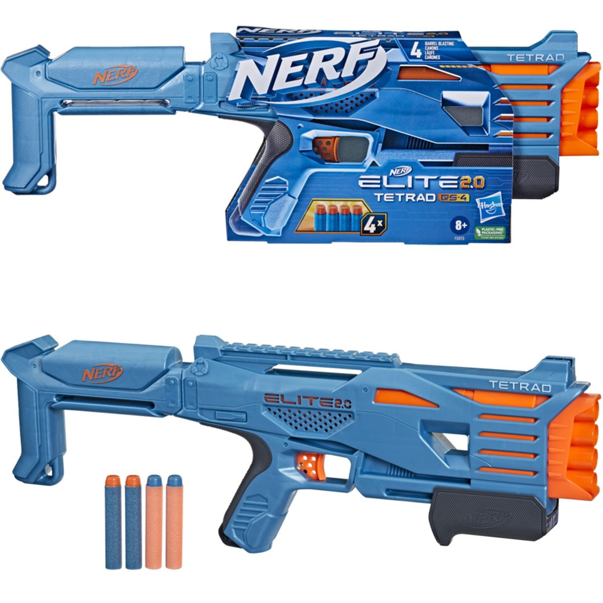 Nerf Elite 2.0 Tetrad QS 4 F5025 - Nerf