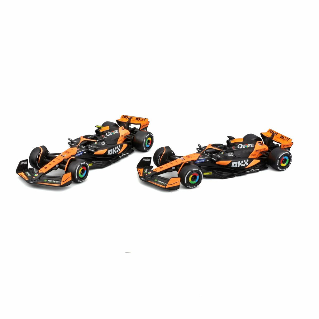 Bburago F1 – McLaren MCL38 2024, lot de 2, 1:43