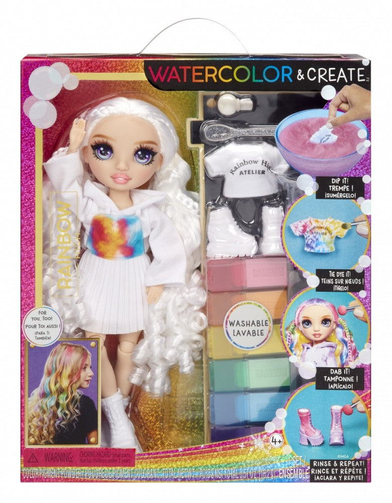 507581-EUC Rainbow High WaterColor & Create - Purple Eyes - vue supplémentaire